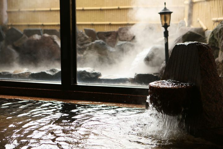 Natural hot spring